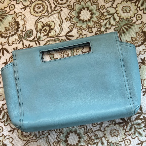 Coach Legacy Clutch in Robin’s Egg - Picture 3 of 16